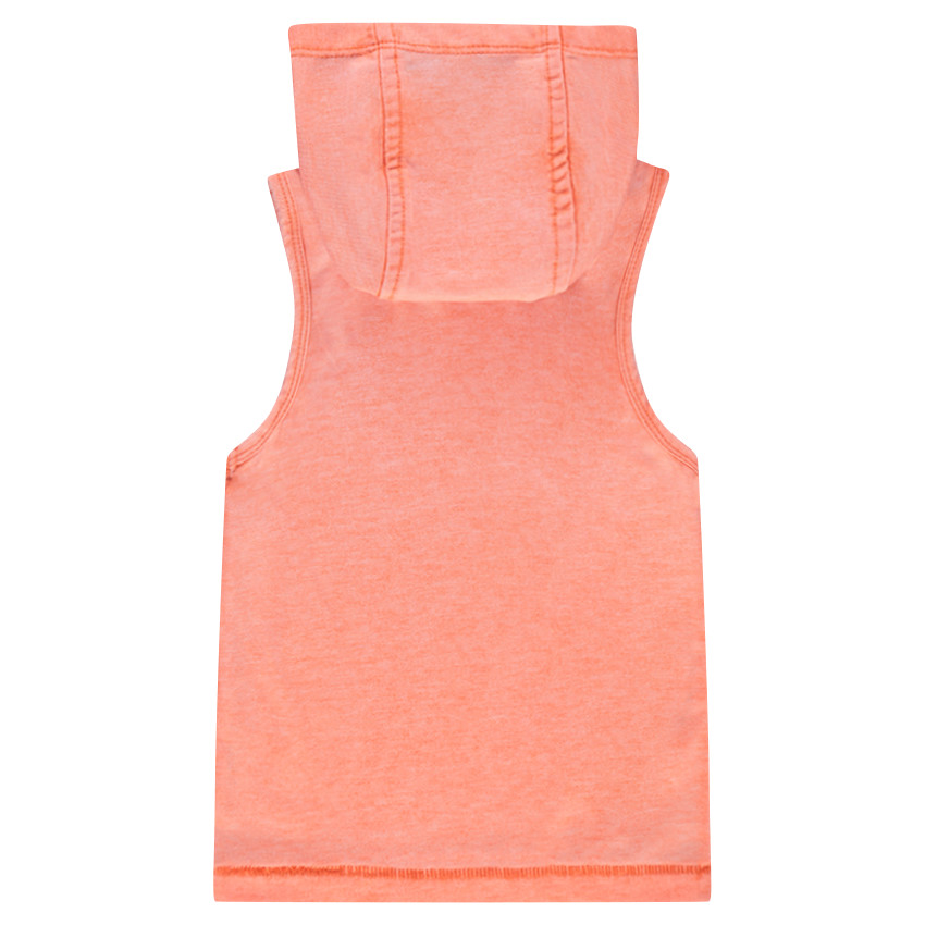 Αμάνικο με κουκούλα 