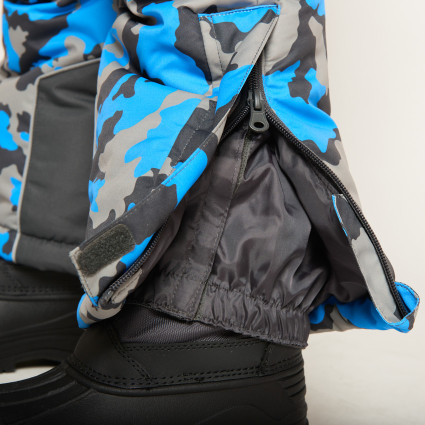 Ολόσωμη φόρμα σκι υφασμάτινη με σχέδιο καμουφλάζ για αγόρι 