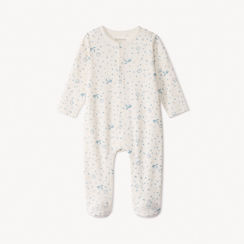 Φορμάκι με φαντεζί σχέδιο από interlock για μωρό 