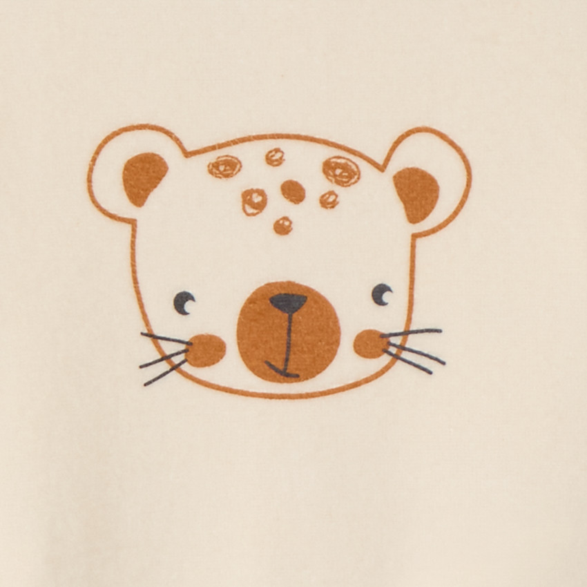 Φορμάκι βελουτέ με φαντεζί τύπωμα για bebe αγόρι 