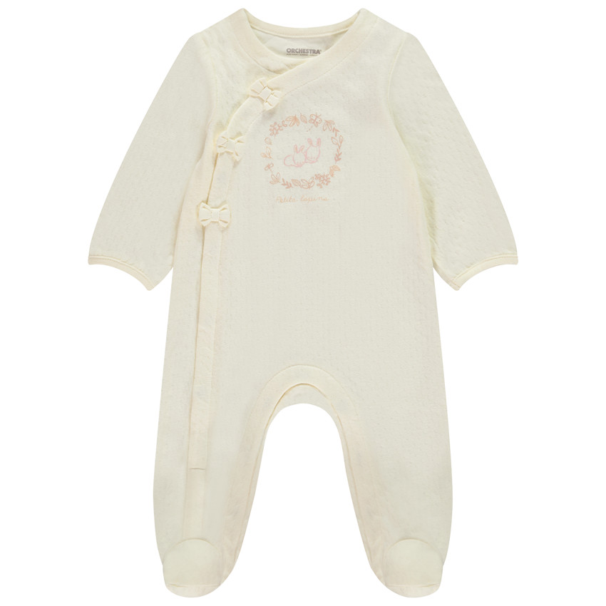 Πιτζάμα από πλεκτό με σχέδιο κουνελάκια για κορίτσι 