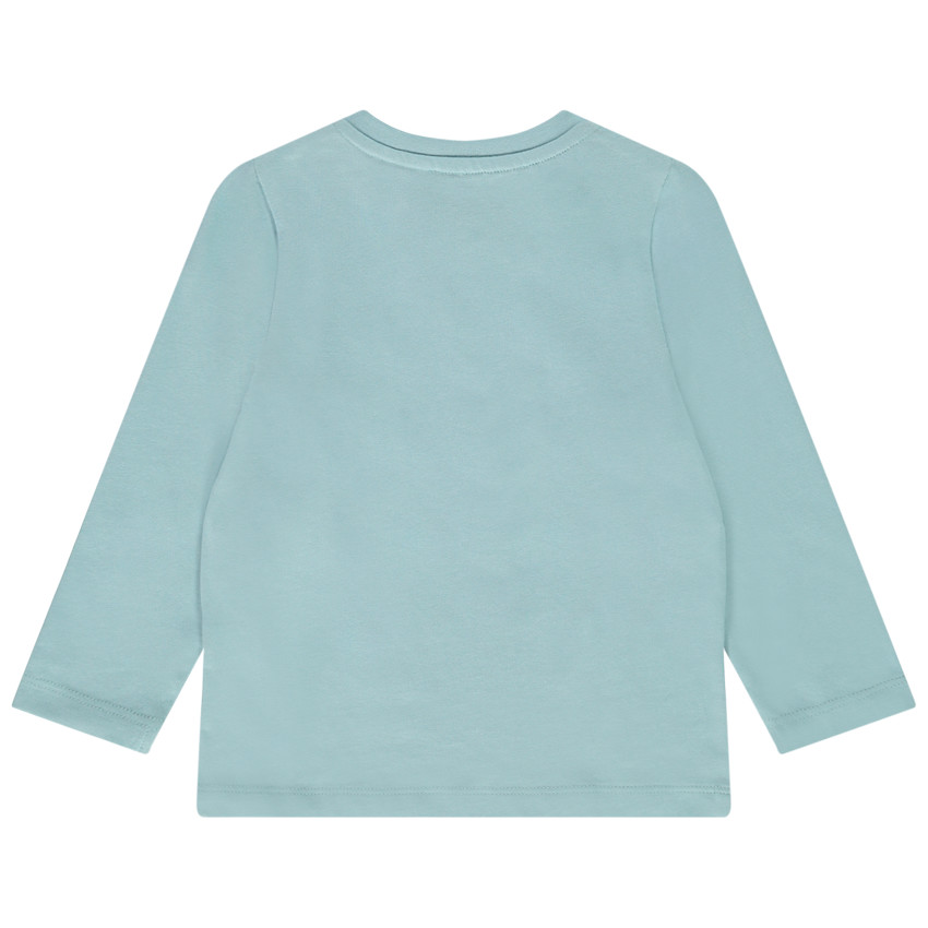 Μπλουζάκι μακρυμάνικο με γιακά tunisien για bebe αγόρι 