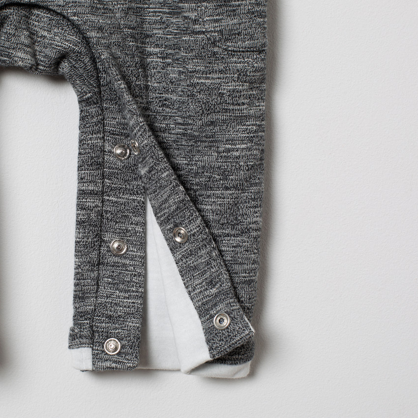 Ensemble salopette en maille twistée et t-shirt imprimé hérissons  Additional Ensemble salopette en maille twistée et t-shirt imprimé hérissons