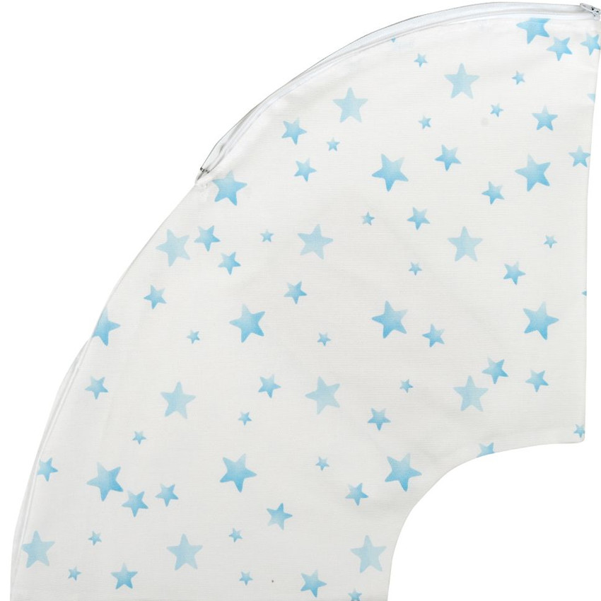 Θήκη για Μαξιλάρι Θηλασμού Διαμέτρου Εσωτ. 60 & Εξωτ.25 cm - Ο Κόσμος του Μωρού 6470 Star Σιέλ 