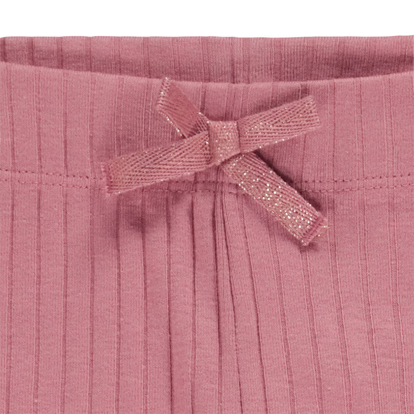 Κολάν côtelé με φιόγκο για κορίτσι 