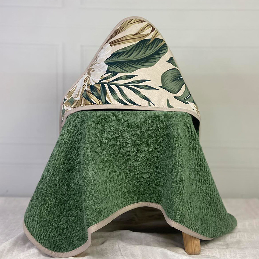 Κάπα-Μπουρνούζι Tropical Leaves 