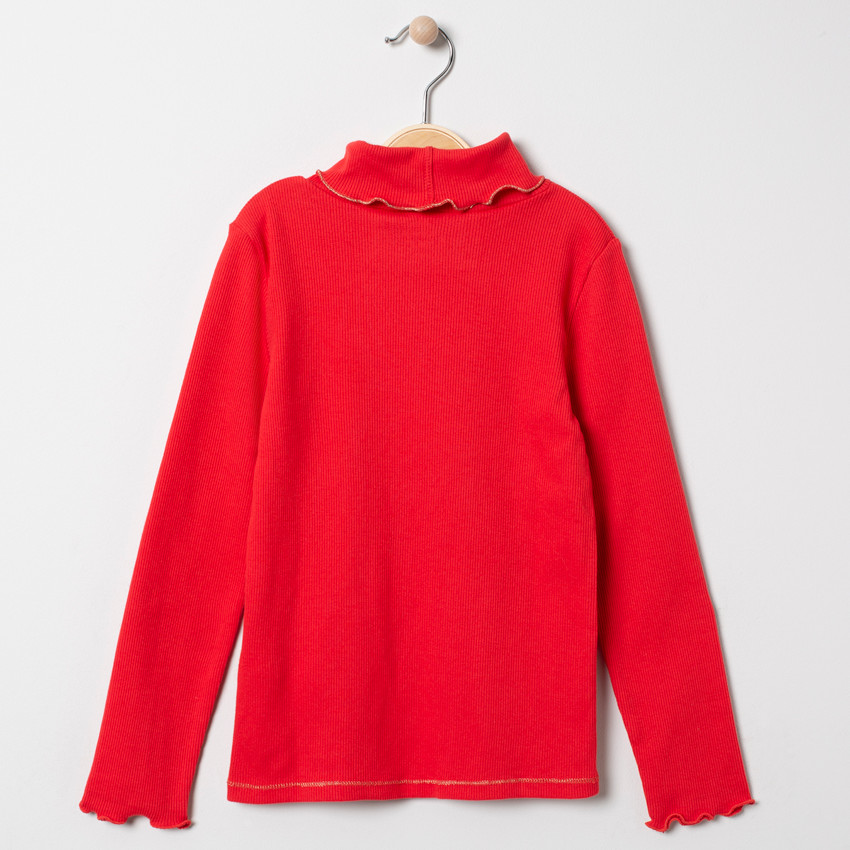 Sous-pull col roulé print Minnie Disney avec noeud en sequins 