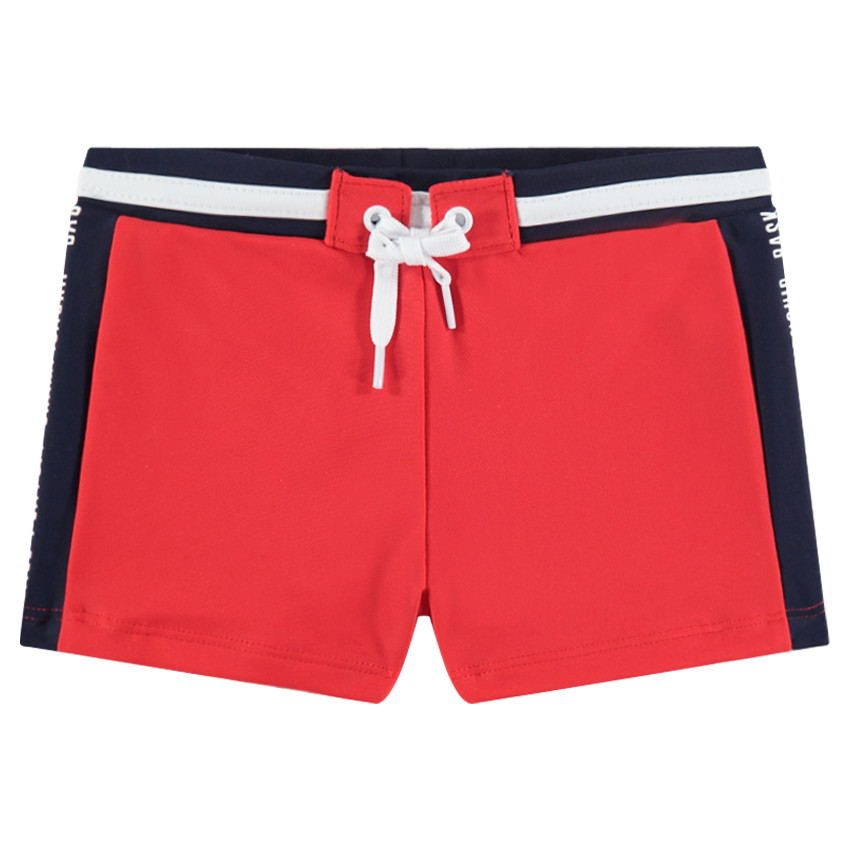 Μαγιό-σορτσάκι με τυπωμένες φράσεις 