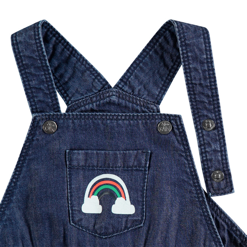 Μακριά σαλοπέτα με όψη ντένιμ 