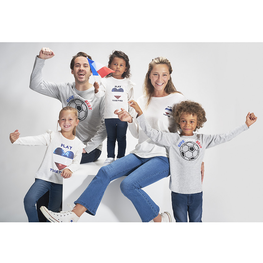 T-shirt ανδρικό από jersey με σχέδιο ποδόσφαιρο 