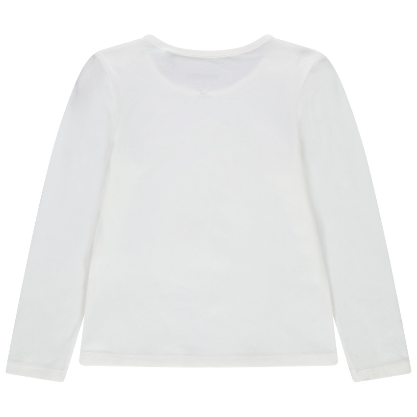 Μακρυμάνικη μπλούζα από βιολογικό βαμβάκι με μονόκερο από «μαγικές» πούλιες 