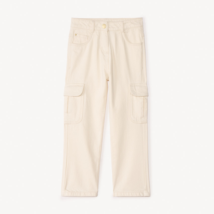 Πολυάσχολος παντελόνι με τσέπες cargo για κορίτσι 