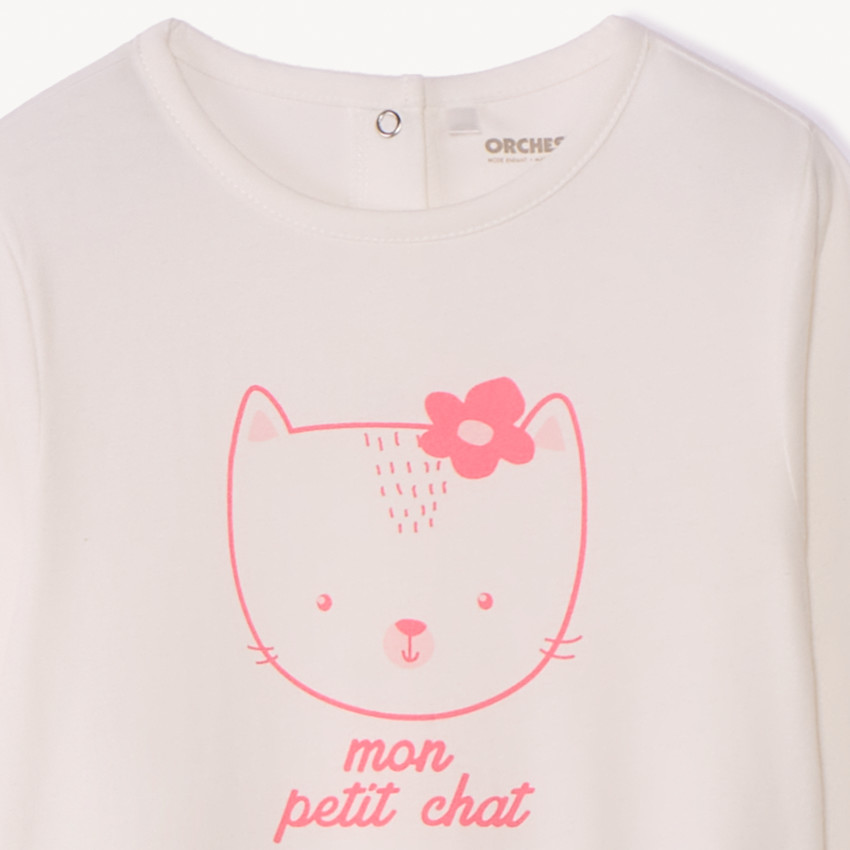 Φορμάκι από jersey με σχέδιο για bebe κορίτσι 