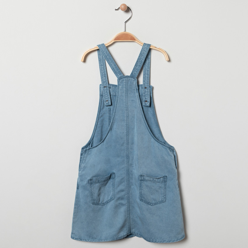 Φόρεμα σαλοπέτα από jean για κορίτσι 