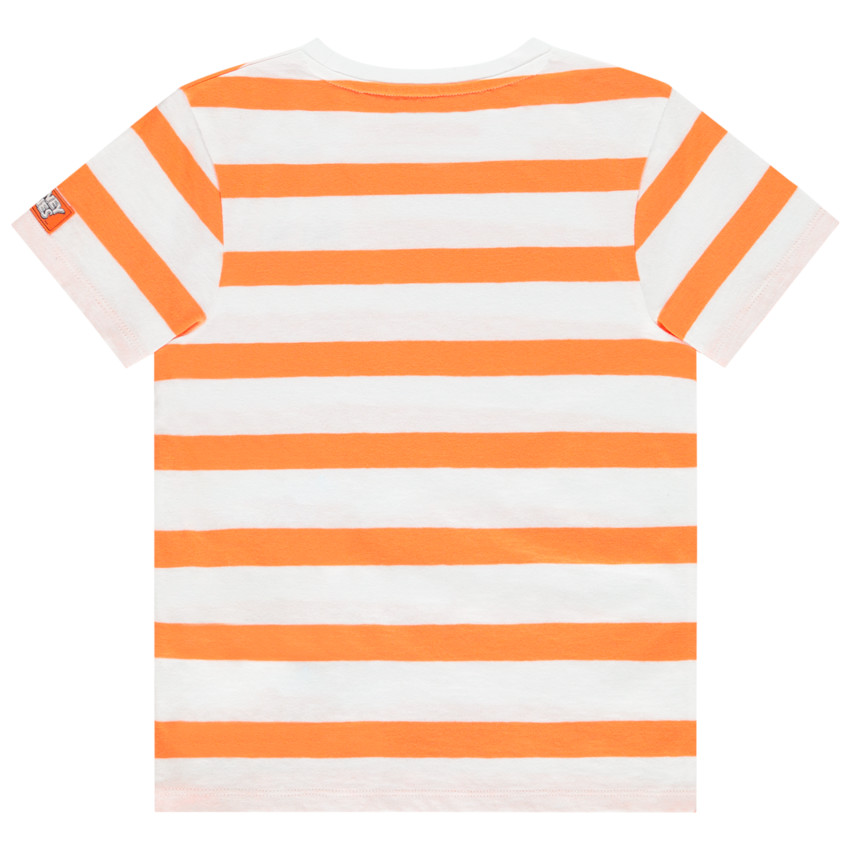 T-shirt manches courtes à rayures print Grosminet (Looney Tunes) pour garçon 