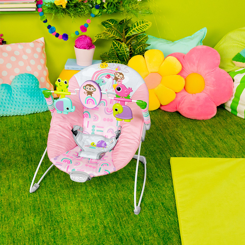 Ρηλάξ Με Δόνηση Pink Paradise Bright Starts  