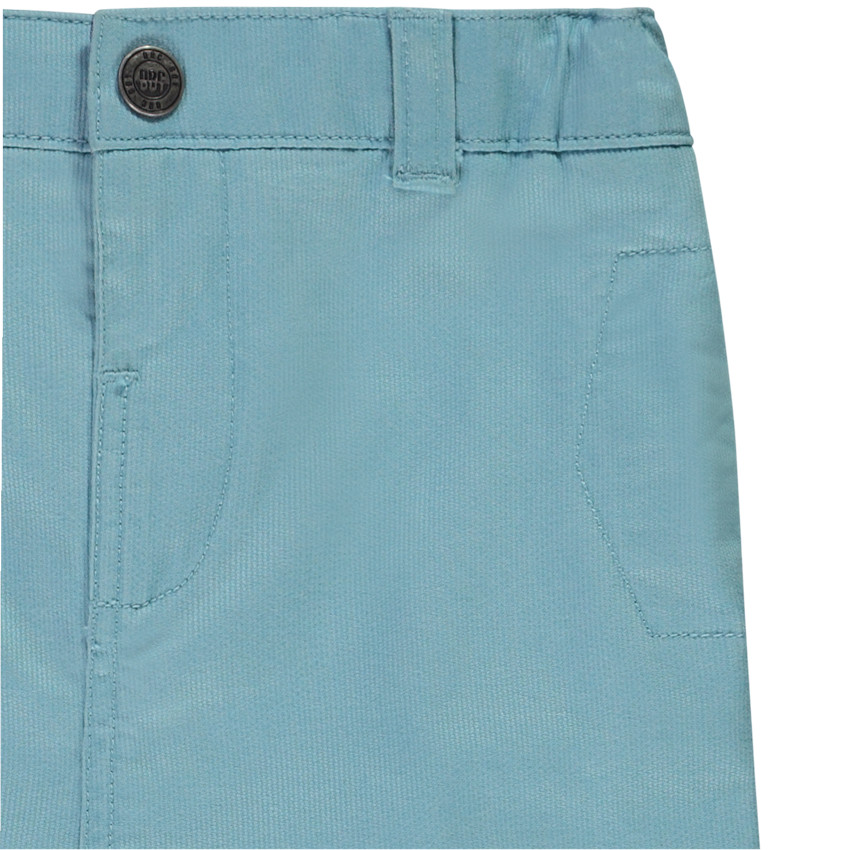 Παντελόνι από υφασμάτινο μονόχρωμο για μωρό αγόρι 