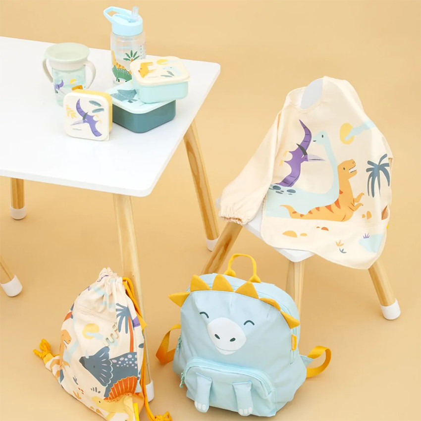 Bouteille avec paille 450ml Kiddie Jurassic 