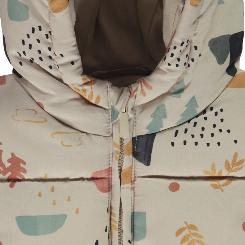 Γιλέτ με κουκούλα και φαντεζί σχέδιο για μωρό αγόρι 