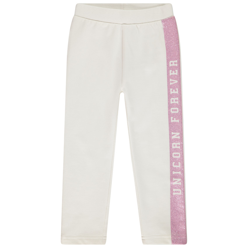 Κολάν από πλεκτό με τοποθετημένη λωρίδα για μωρό κορίτσι 