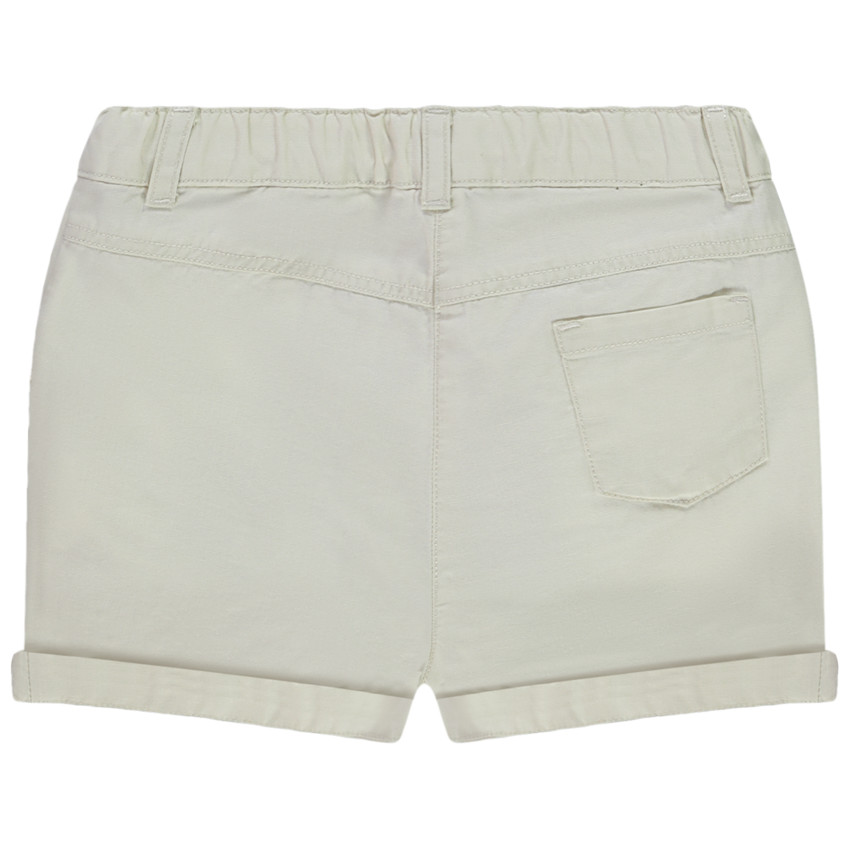 Σορτς με βολάν τσέπες για bebe κορίτσι 