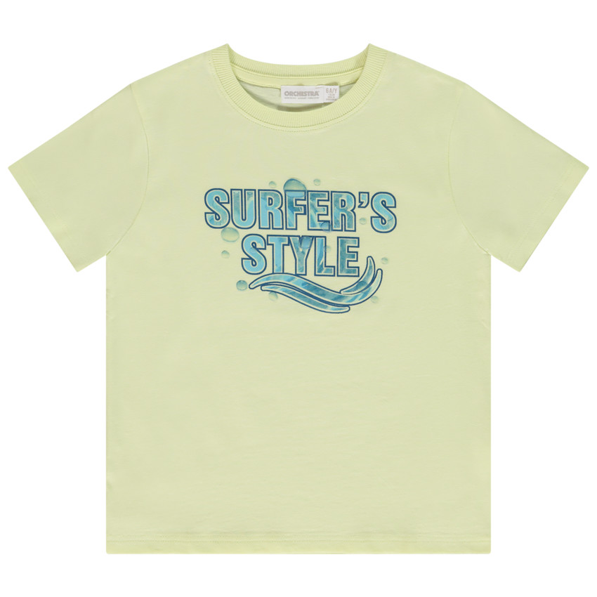 Κοντομάνικο μπλουζάκι print aquatique για αγόρι 