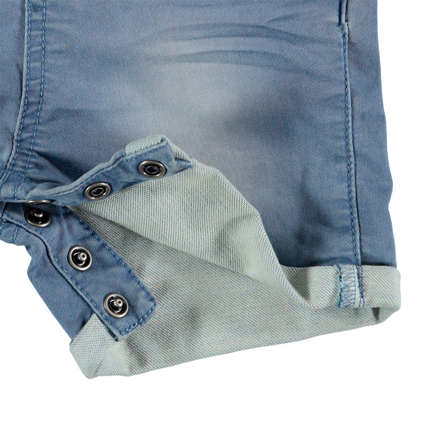 Σαλοπέτα από ανοιχτό τζίν  effet used 