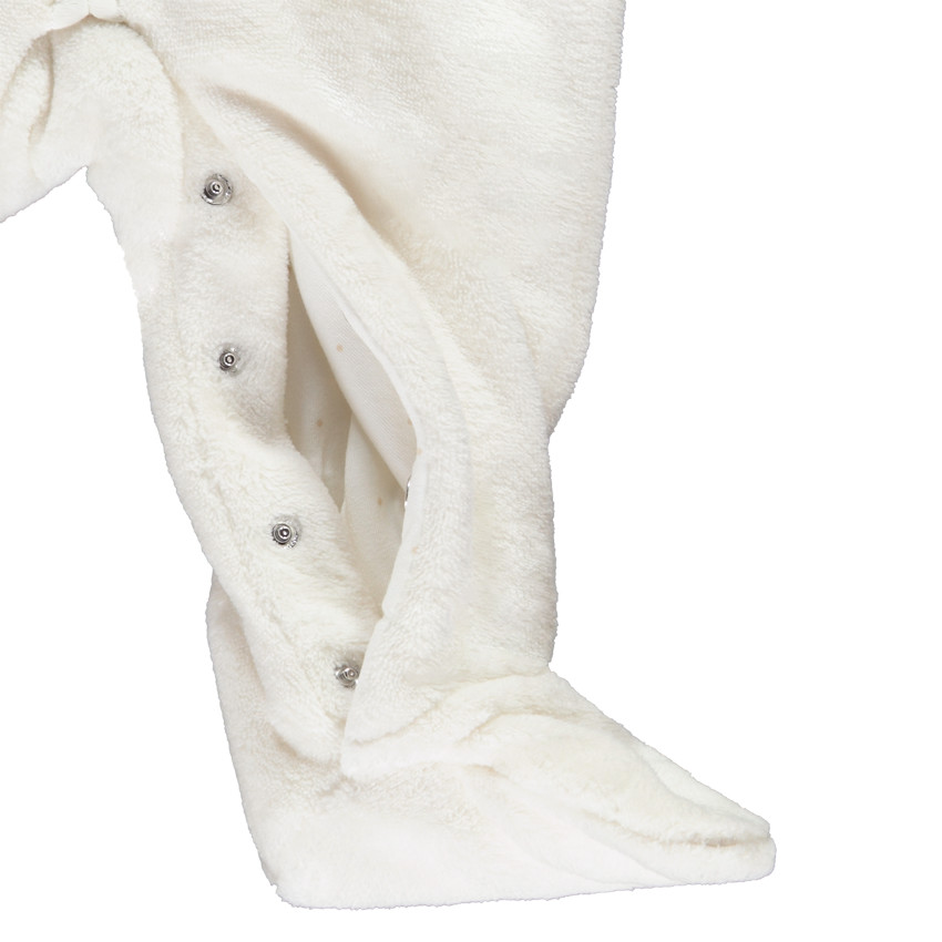 Σαλοπέτα αρκουδάκι από sherpa για μωρό κορίτσι 