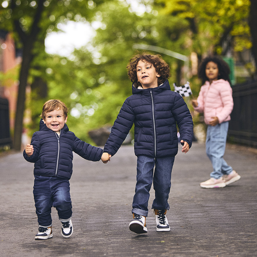 Μπουφάν λεπτό καπιτονέ με κουκούλα για αγόρι 
