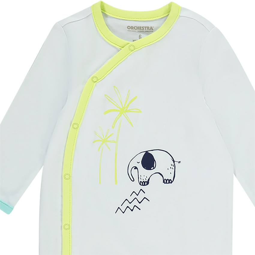 Lot de 3 dors bien éléphant en jersey pour bébé garçon 