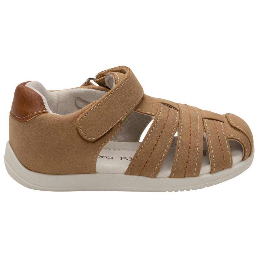 Πέδιλα μπέζ  με velcro   