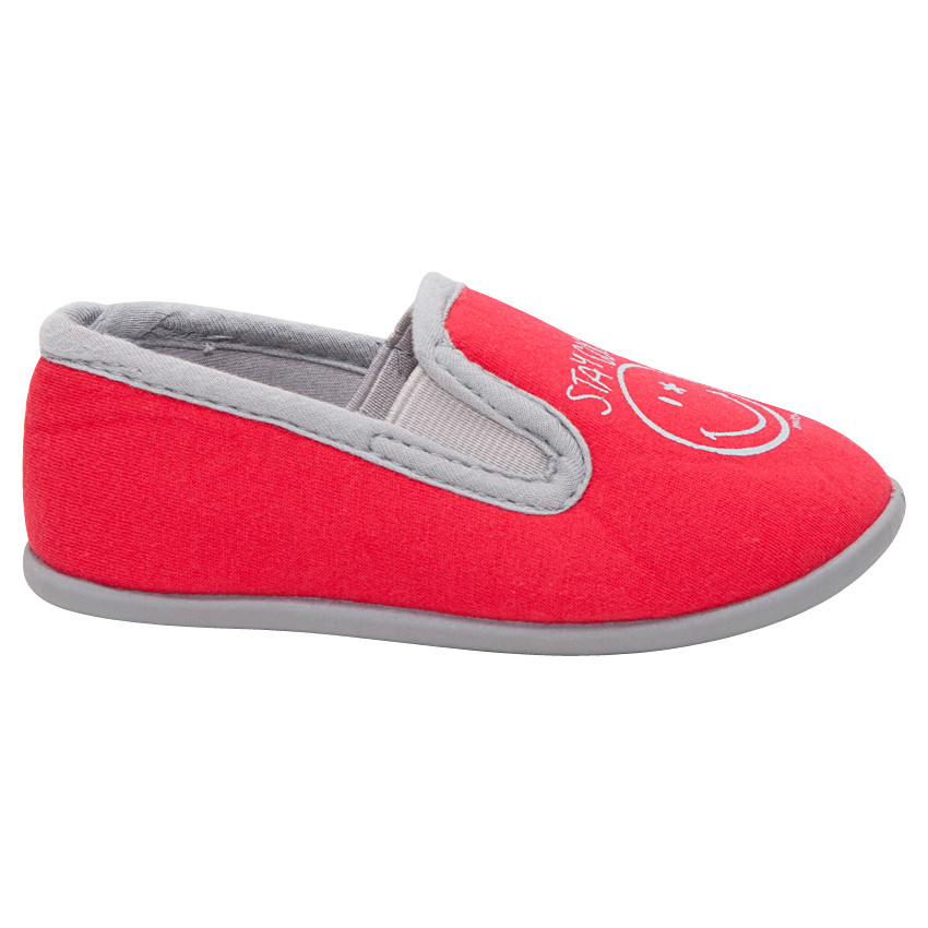 Χαμηλά ζέρσεϊ παντοφλάκια με στάμπα ©Smiley 