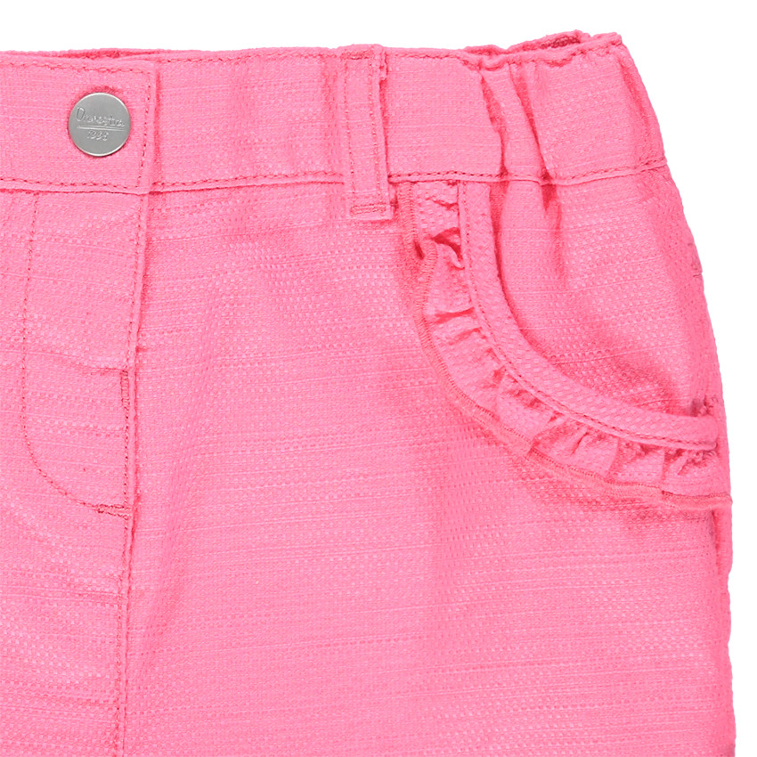 Σορτς πλεκτό με βολάν και τσέπες 