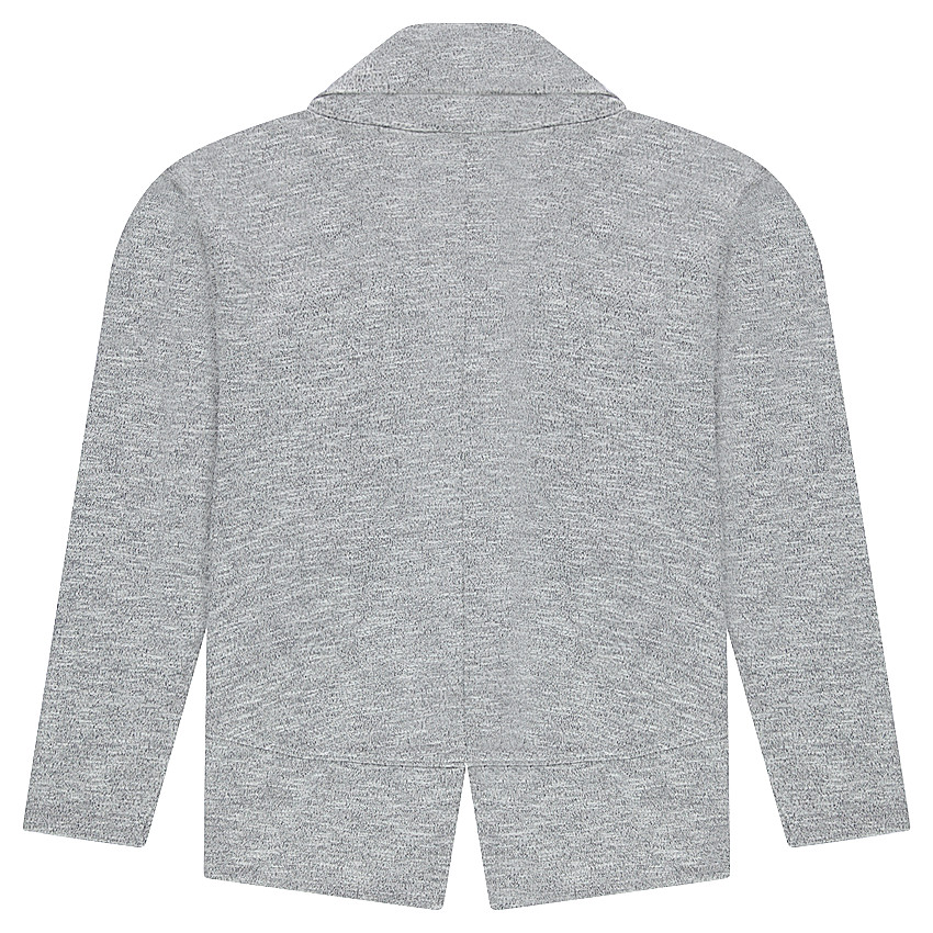 Ζακέτα πλεκτή μελανζέ χωρίς κουμπιά 