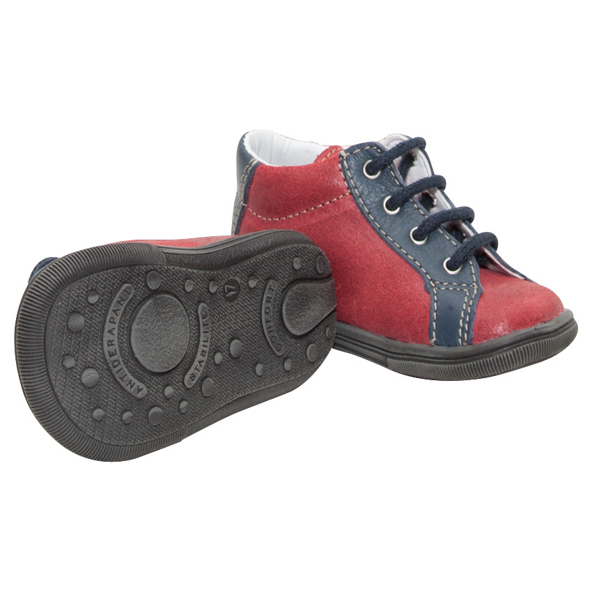 Δερμάτινα μποτάκια με κορδόνια και τυπωμένη γάτα 