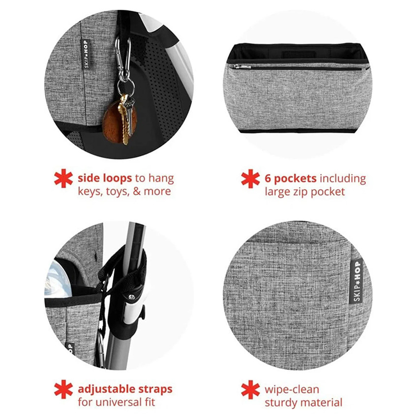 Οργανωτής Καροτσιού Γκρι Μελανζέ Skip Hop  