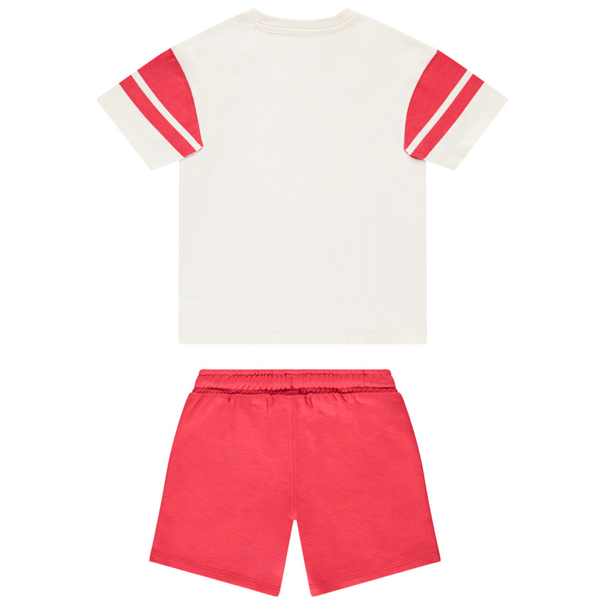 Σέτ μπλούζα + σορτσάκι με μαγικά παγιέτες Avengers για αγόρι 