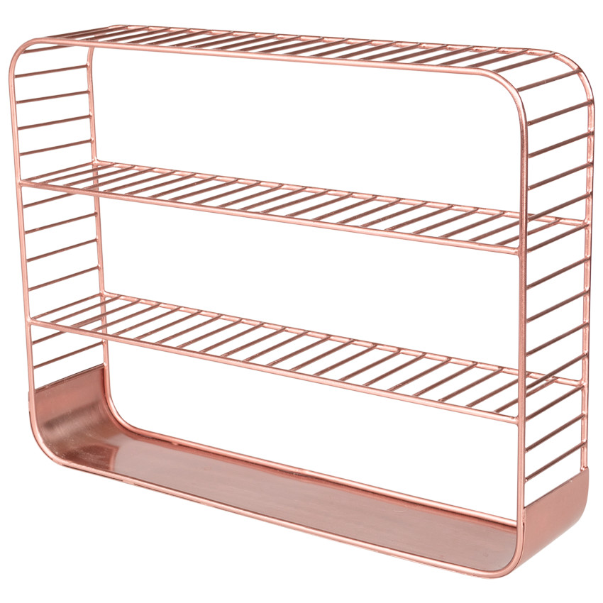 Ροζ μεταλλική διακοσμητική ράφι 