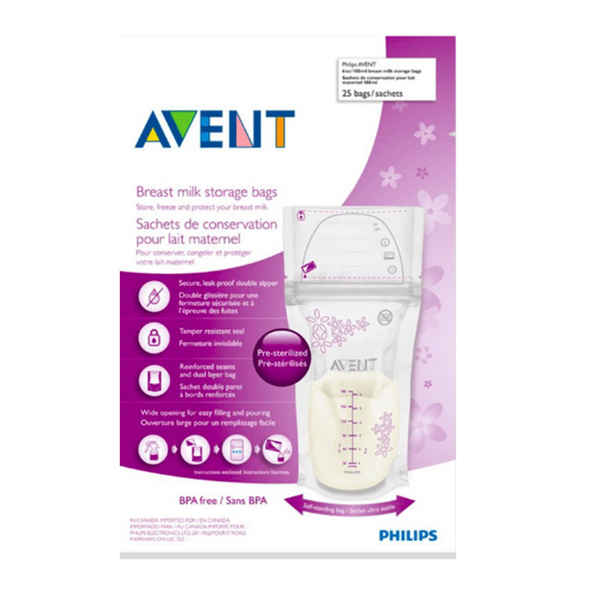 Σακούλες αποθήκευσης 180ml - 25 τεμάχια 