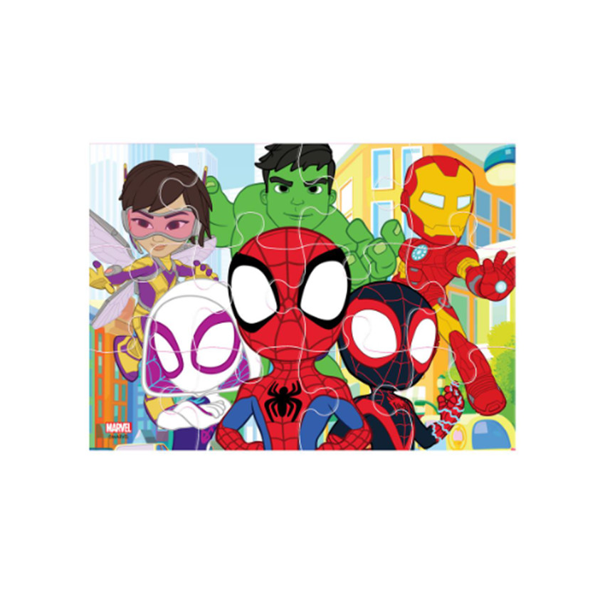 Puzzle 4Σε1 12/15/20/24Τεμ 28,5Χ20,5Εκ Spidey 