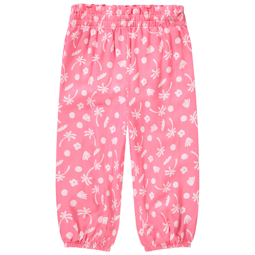 Pantalon fluide imprimé fantaisie pour bébé fille 