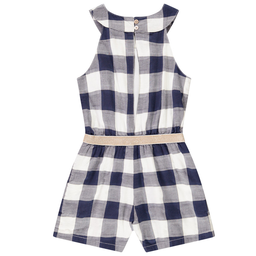 CombiΣορτς με σχέδιο carreaux για κορίτσι 