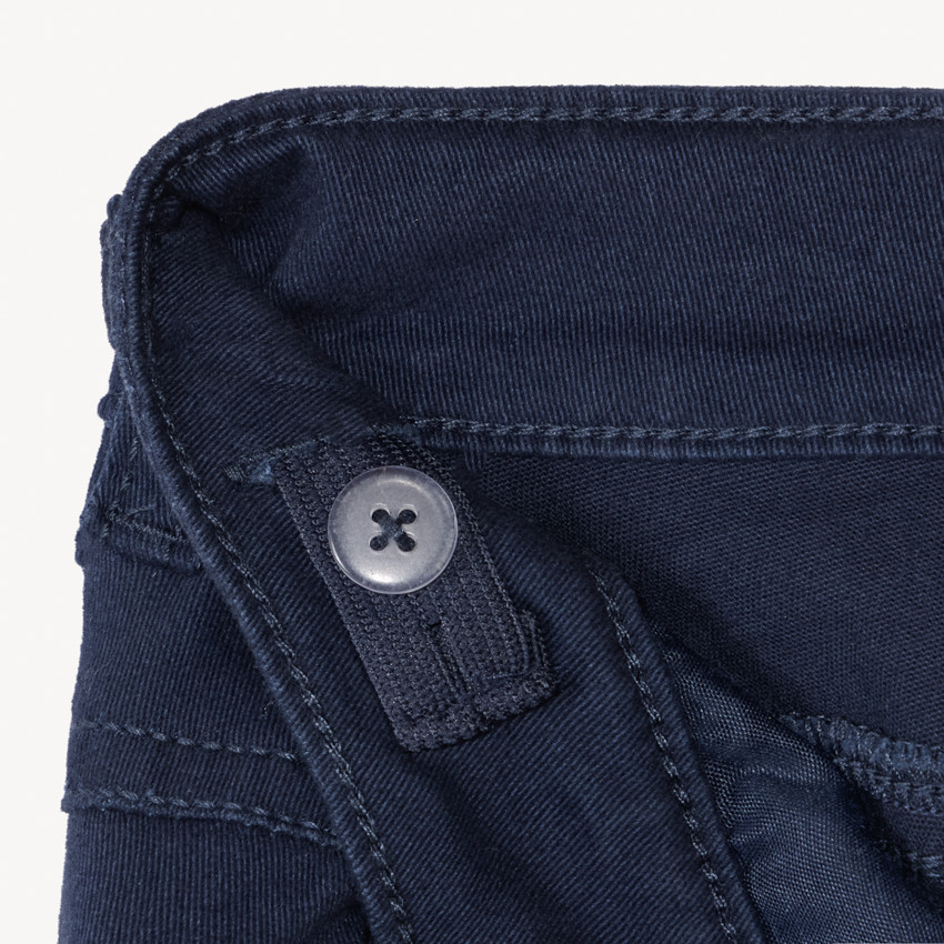 Παντελόνι slim twill μονόχρωμο αγόρι 