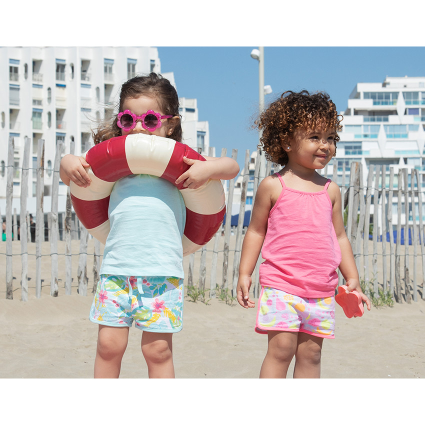 Σορτς με print για bebe κορίτσι 