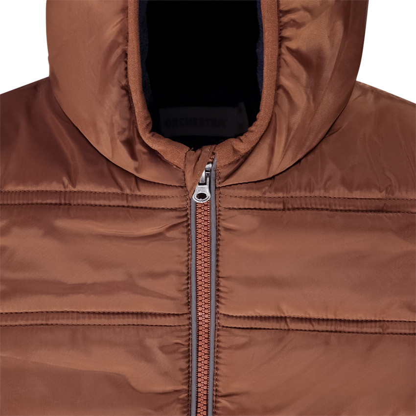 Παλτό με κουκούλα και επένδυση από μικροπολάρ για μωρό αγόρι 