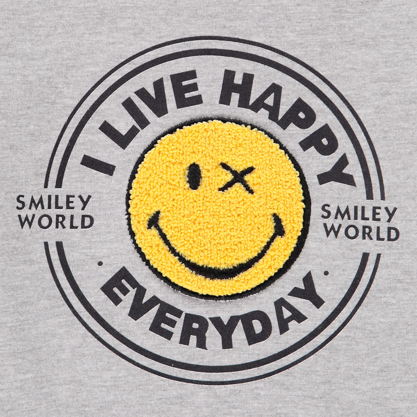 T-shirt μακρυμάνικο βαμβακερό σχέδιο SmileyWorld για αγόρι 