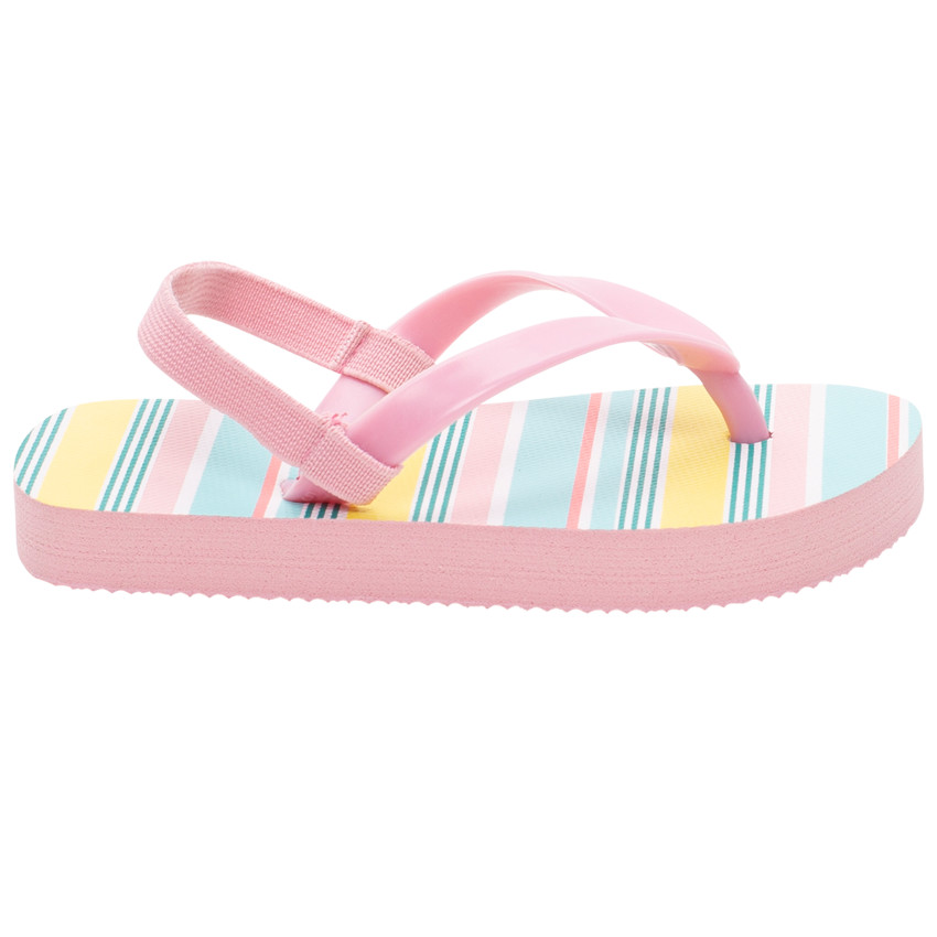Σανδάλια με πολύχρωμες ρίγες για κορίτσι 