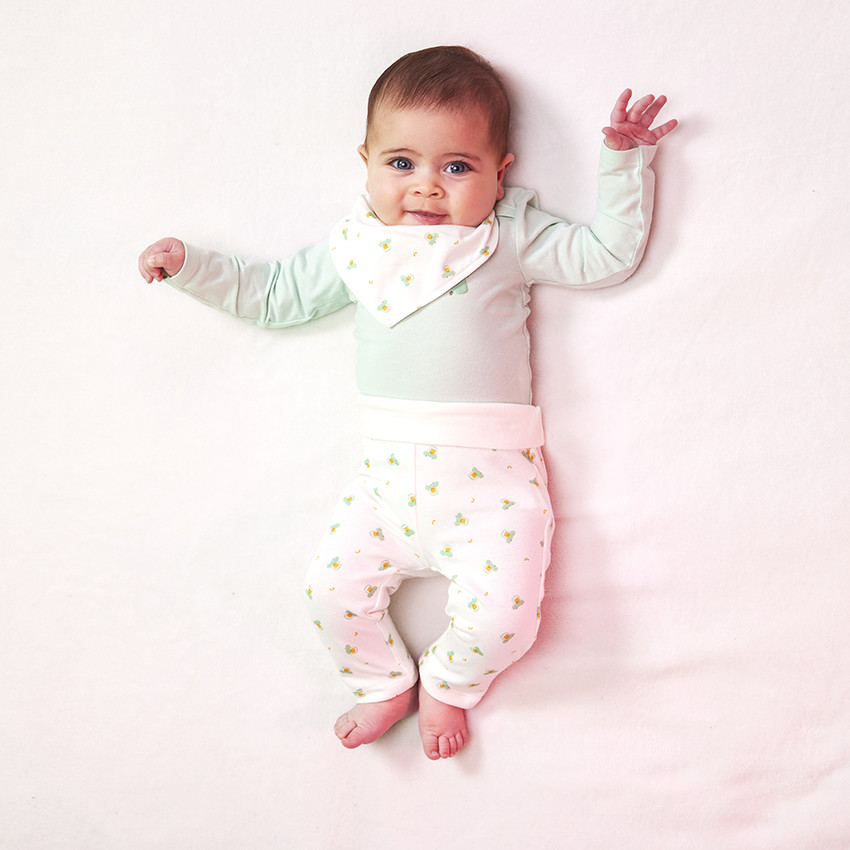 Σετ από 2 σύνολα 3 τμχ. από jersey για μωρό 