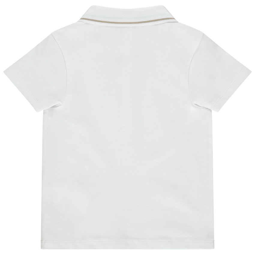 Κοντομάνικο μονόχρωμο πόλο από βιολογικό βαμβάκι 
