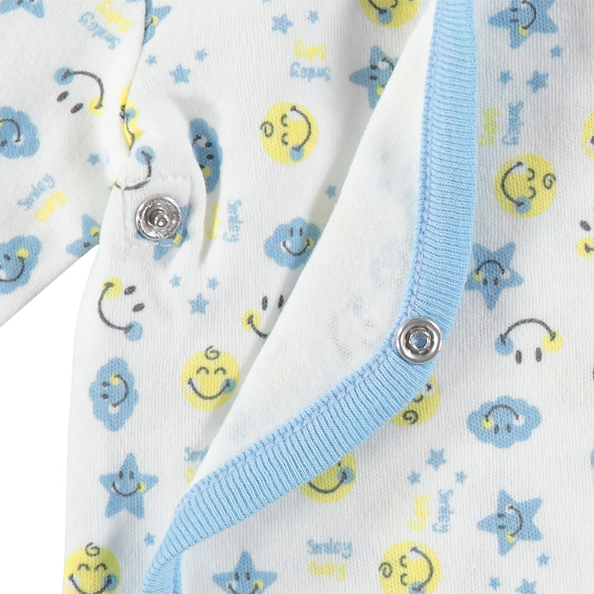Σετ από 2 μακρυμάνικα σώματα από βαμβάκι Smiley Baby για αγόρι.  Additional Σετ από 2 μακρυμάνικα σώματα από βαμβάκι Smiley Baby για αγόρι.